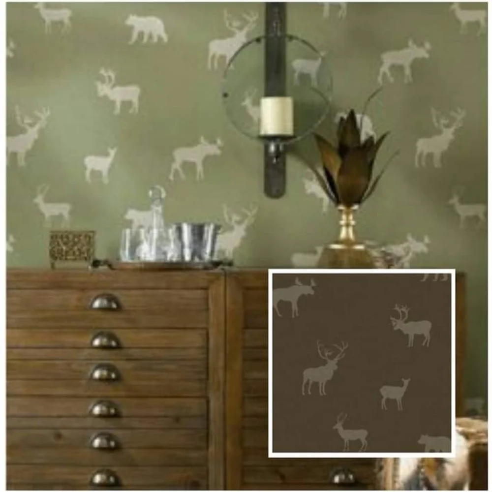 Wallpaper Wildlife Cabin Lodge